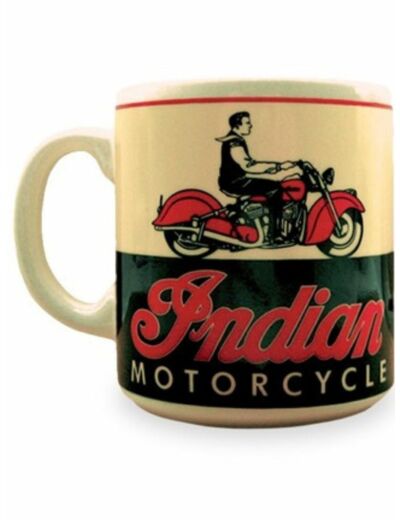 Mug Céramique Indian - Motorcycle - 330 ml - Email Réplica.