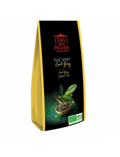 Thé vert Earl Grey Bio-100g-Thés de la Pagode