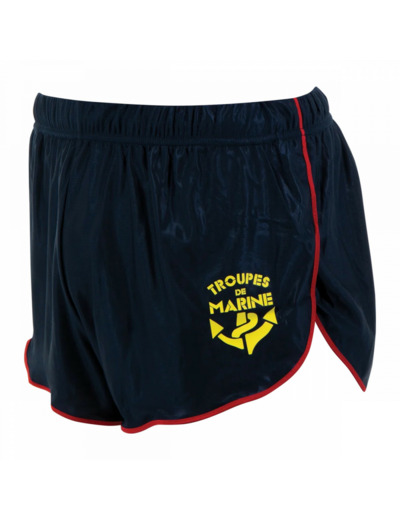 Short militaire Troupes de Marine bleu marine - Cooldry sérigraphie