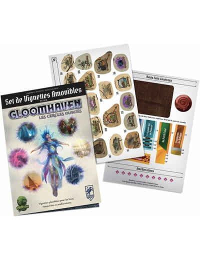 Gloomhaven - extension Les Cercles Oubliés - Set de stickers amovibles