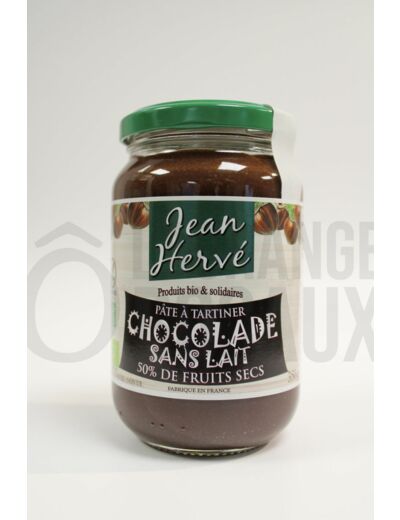 Chocolade sans Lait et sans Huile de Palme - Jean Hervé - Bio