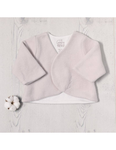 Ensemble bébé Brassière et son pyjama en polaire bio
