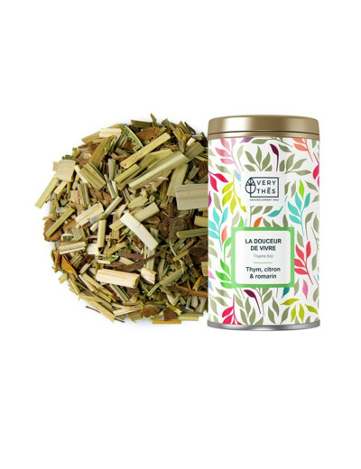 Infusion bio La Douceur de Vivre, thym citron et romarin