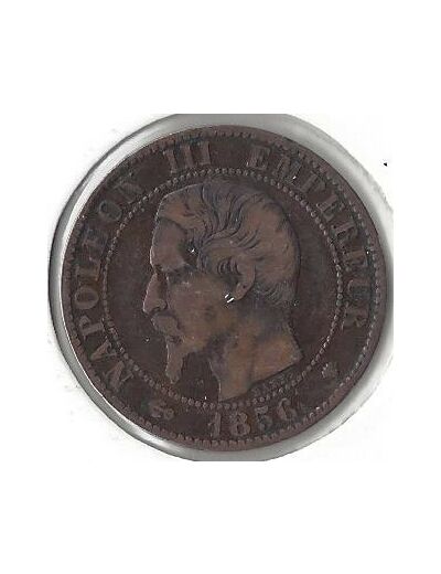 FRANCE 5 CENTIMES NAPOLEON 1856 MA  TB+