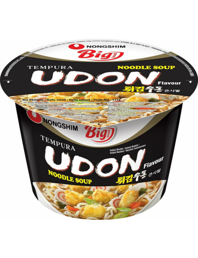 UDON RAMEN-CUP : Bol de Nouilles Udon - Nongshim 111g