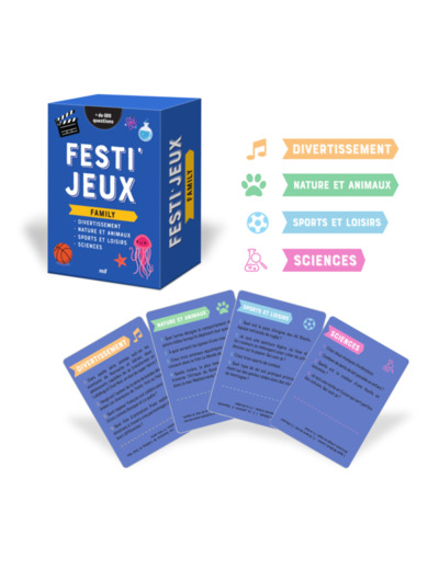 Festi'Jeux - Family: Plus de 600 questions pour des moments conviviaux !