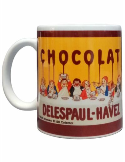 Mug céramique - Chocolat DESLESPAUL - Détente devant un bon chocolat – Les Collections Rétro