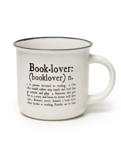 Legami - Tasse Puccino, Tasse en Porcelaine Nouvelle, Thème Amoureux des Livres, Collection Take a Break, Capacité 350 ml