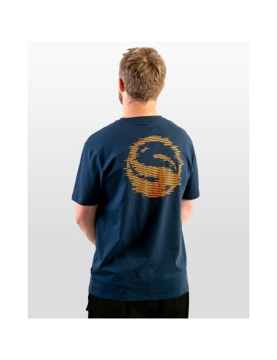 tee shirt glitch navy guru