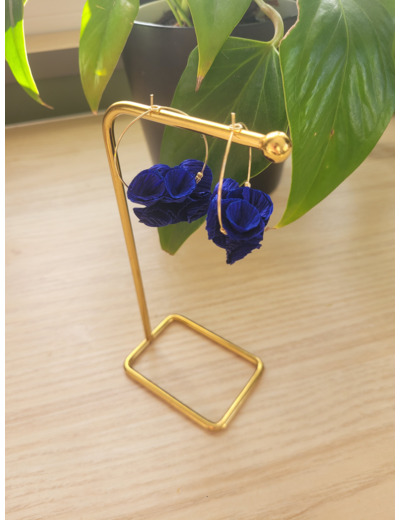 Boucles d'oreilles en papier