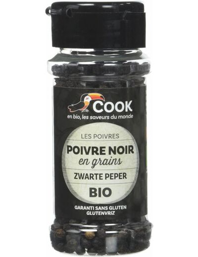 Poivre noir grains 50g Cook