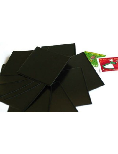 POCHETTES 31 X 42 mm DOUBLE SOUDURE fond Noir (Yvert)