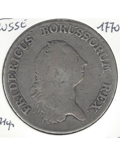 Allemagne Prusse (Germany Prussia) Thaler 1770 A Frederic II (Frederic le Grand)
