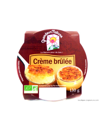 Crème Brûlée Bio 130g