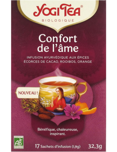 TISANE CONFORT DE L ÂME 17X1,9G Yogi Tea