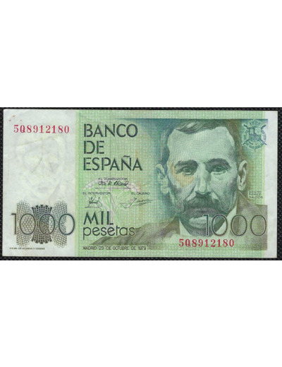 ESPAGNE 1000 PESETAS 23-10-1979 SERIE 5Q TTB (W158)