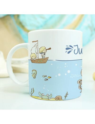 Mug personnalisable enfant incassable “petits marins”