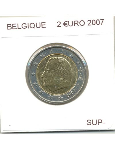 BELGIQUE 2007 2 EURO SUP-