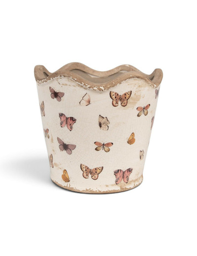 Pot de fleurs d'intérieur Beige 16x13cm