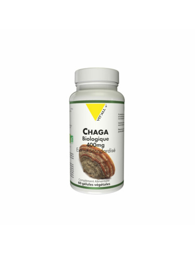 Chaga Bio 400mg-60 gélules-Vit'all+