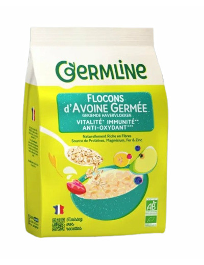 Flocons d’Avoine Germée Bio-350g-Germline