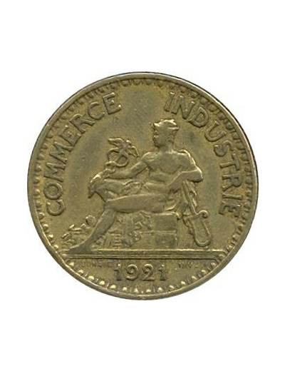 FRANCE 2 FRANCS DOMARD 1921 TB+