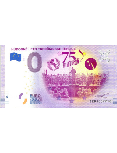 SLOVAQUIE 2020-2 HUBODNE LETO TRENCIANSKE TEPLICE BILLET SOUVENIR 0 EURO