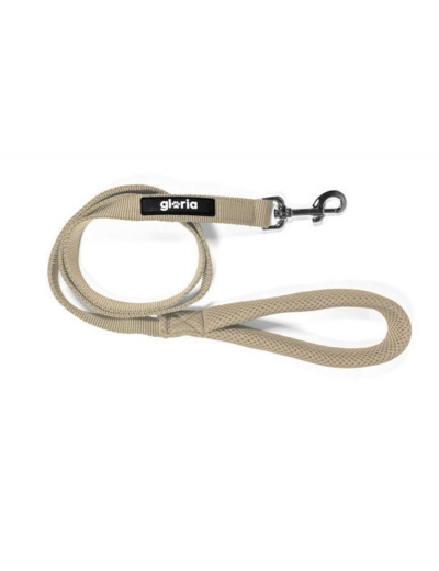 Laisse TREK STAR, Beige pour chiens - 120cm x 1,5cm