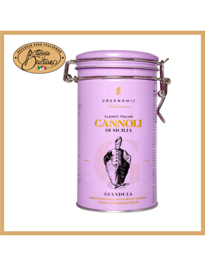 Boite métal cannoli gianduia 200g