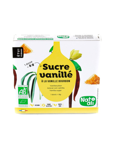 Sucre Vanillé Bio 8x8g