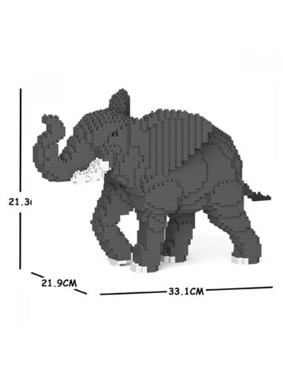 ELEPHANT TROMPE LEVEE DE CHEZ JEKCA (BRIQUES) BOITE NEUVE