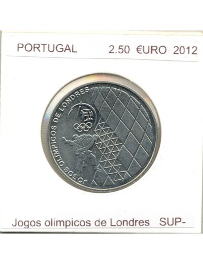 PORTUGAL 2012 2,50 EURO JOGOS OLIMPICOS DE LONDRES SUP-