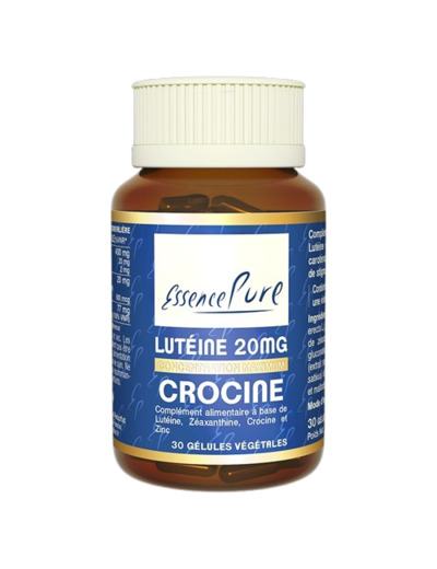 Lutéine 20mg Crocine-santé visuelle-Essence Pure