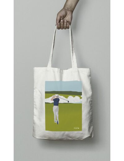 Tote bag ou sac "Golf à Beachy Head"