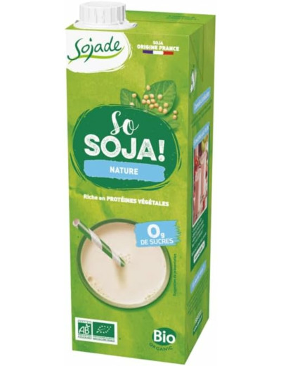 BOISSON SOJA NATURE 1L Sojade