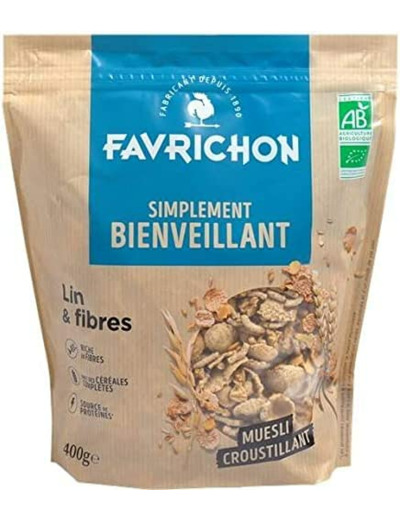 Muesli lin et fibres 400g FAVRICHON VIGNON