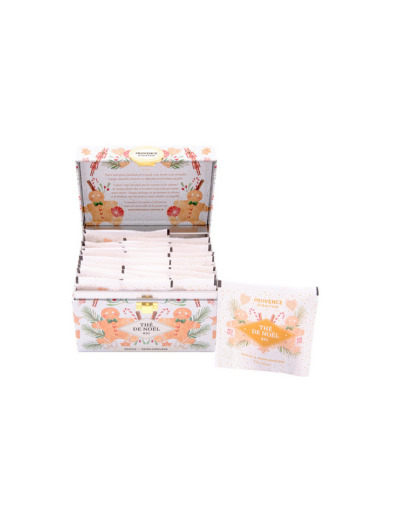 Thé de noel Epices Pamplemousse 20 sachets boite metal