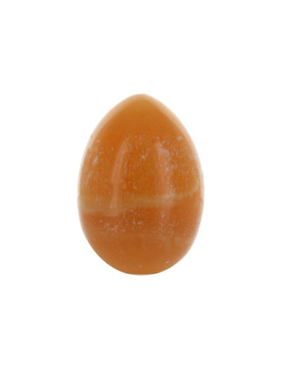 Oeuf en Calcite Orange - Pièce de 7 à 9 cm