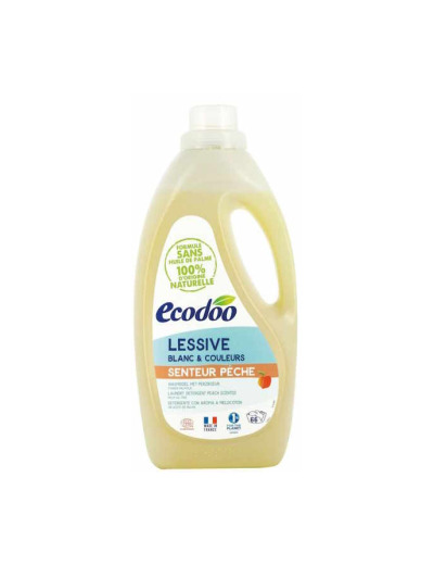Lessive liquide Blanc et Couleurs senteur pêche 2L