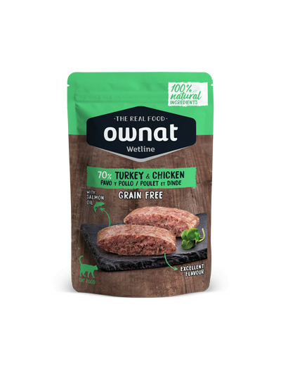 OWNAT WETLINE, Dinde & poulet - 85g