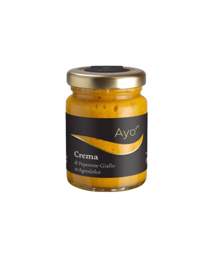 Crème de poivron jaune aigre doux 95g