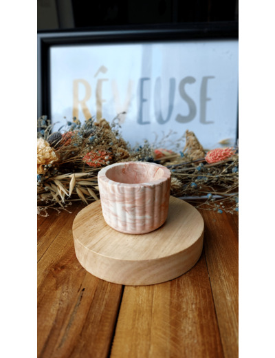 Bougeoir en jesmonite