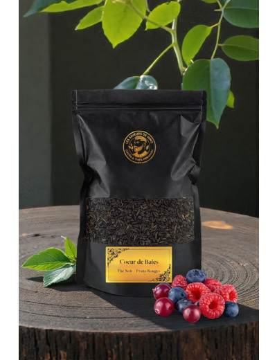 Thé Noir Coeur de baies - Fruits Rouges