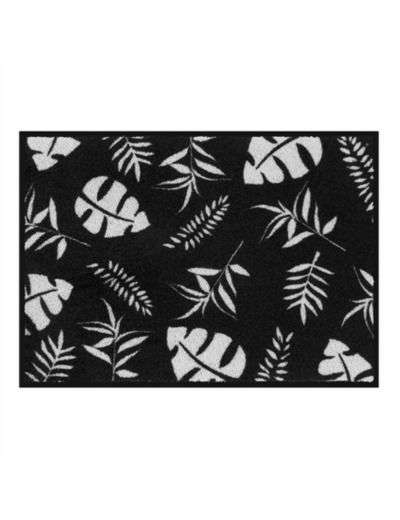 TAPIS DE PATIO NOIR ET BLANC