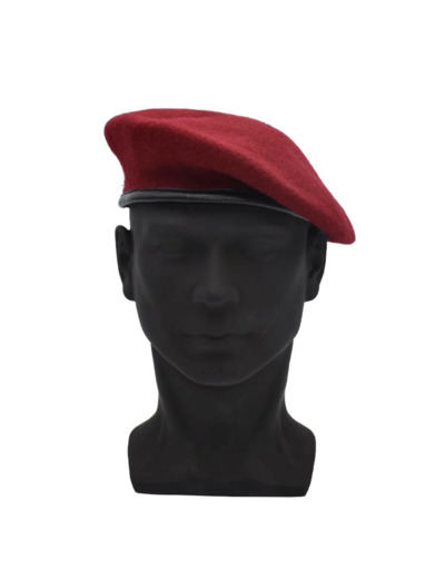 Béret militaire rouge amarante L'Aviorex® - Béret commando qualité