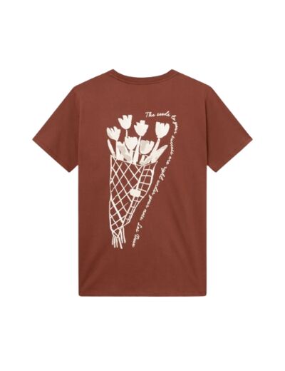 Tee Shirt LES DEUX Bouquet Fired Brick