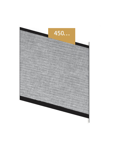 Renfort de tête coton 150mm au mètre 450150