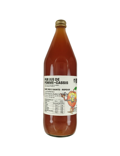 Pur Jus de Pomme Cassis Bio 100cl