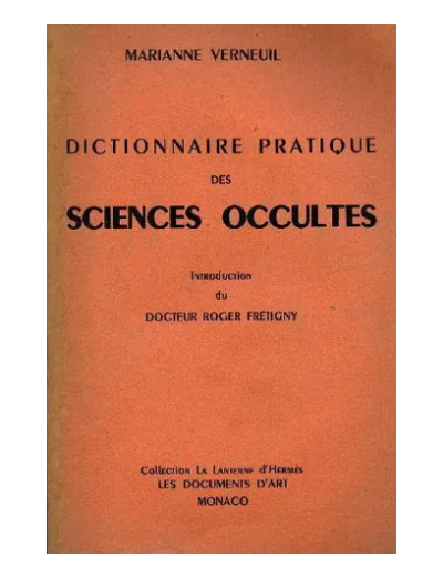Dictionnaire Pratique des sciences occultes