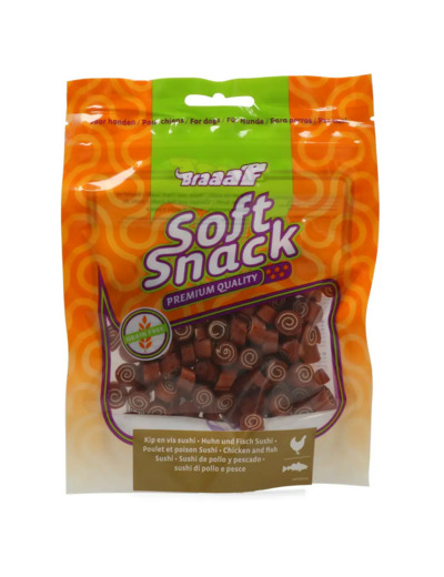 Braaaf Soft Snack Sushi - Poulet & Poisson